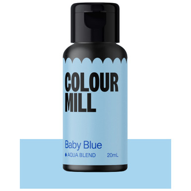 Colour Mill Aqua Blend Water-Based Food Coloring 20 Milliliters, Baby Blue
