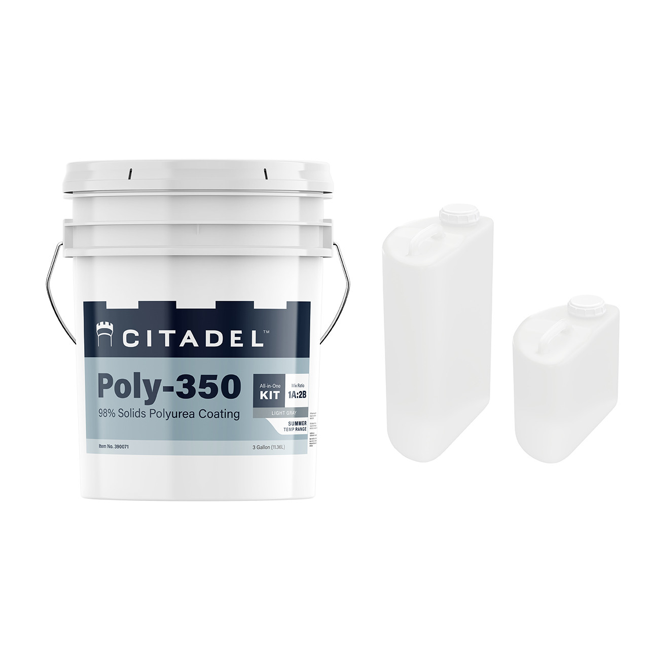 Poly-350 98% Solids Polyurea Coating | Citadel Floors