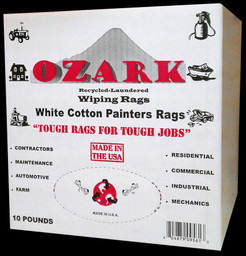 Citadel White Rags for Floor Coating Cleanup
