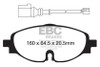 EBC Yellowstuff Front Brake Pads (fits 312mm & 288mm rotors)