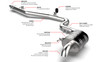 APR Catback Exhaust for MQB Tiguan 4Motion