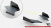 Maxton Design Racing Durability Rear Side Splitters & Flaps for MK8 GTI