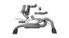 CORSA Performance Touring Catback Exhaust w/ Black Tips for MK6 GTI