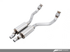 AWE Resonated Downpipes for B8 & C7 3.0T