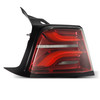 AlphaRex Pro Series LED Tail Lights for Tesla Model Y (w/ Stock Amber signals) - Red Smoke