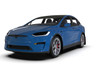 Rally Armor UR Black w/ Metallic Black logo Mud Flaps for Tesla Model X & X Plaid