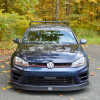 CJM Industries V2 Chassis Mounted Front Splitter w/ Air Dam for MK7 Golf R