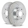 PowerStop Evolution Drilled, Slotted & Zinc Plated Front Brake Rotors 340x30 (Pair)