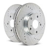 PowerStop Evolution Drilled, Slotted & Zinc Plated Rear Brake Rotors 256x22 (Pair)