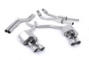 Milltek Non-Resonated & Valved Catback Exhaust for C7 S6 & S7 (Louder)