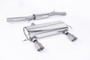 Milltek Resonated Catback Exhaust for MK1 TT 1.8T Quattro (Quieter)