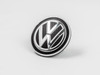 Genuine VW / Audi Carbon Fiber Look & Silver Wheel Center Cap - Individual