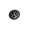 Genuine VW / Audi Carbon Fiber Look & Silver Wheel Center Cap - Individual
