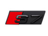 Genuine VW / Audi Black S7 Front Emblem for C8 S7