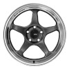 Konig Hyperspec - Anthracite Metallic w/ Mirror Machined Lip - Flow Formed