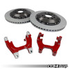 034Motorsport 2-Piece Floating 350mm Rear Brake Rotor Upgrade for MQB (w/ electronic ebrake)