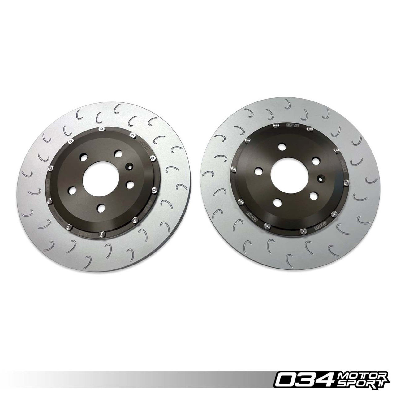 034Motorsport 2-Piece Floating Rear Brake Rotor Kit for B8/B8.5 S4 & S5