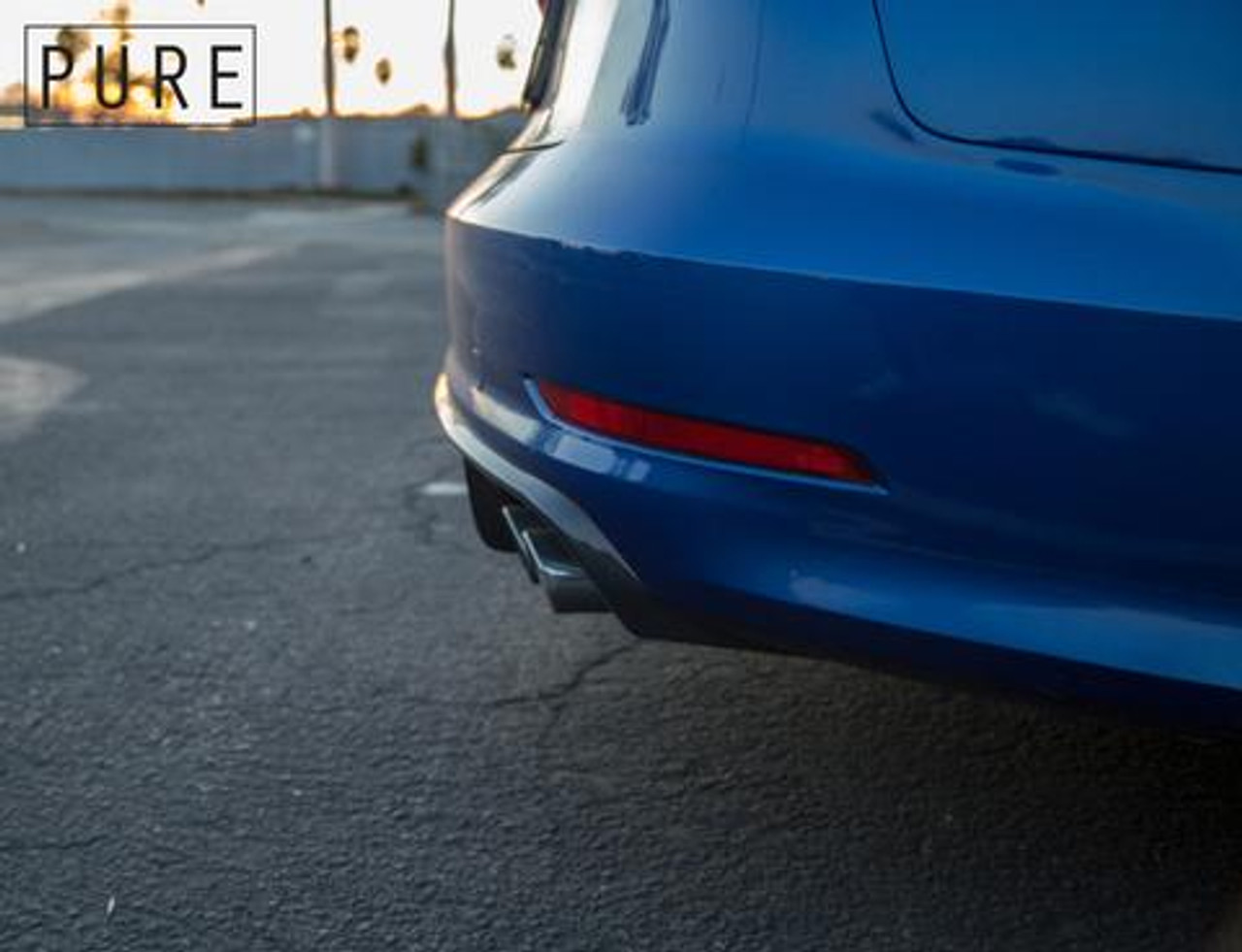 PURE Carbon Fiber Rear Diffuser for Pre-Facelift 8V A3/S3