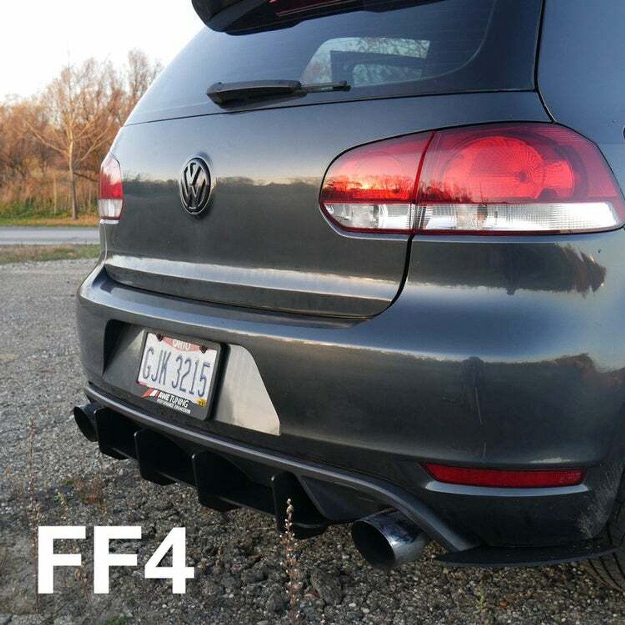 Beri-Backer Rear Diffuser Fin Pack for MK6 GTI