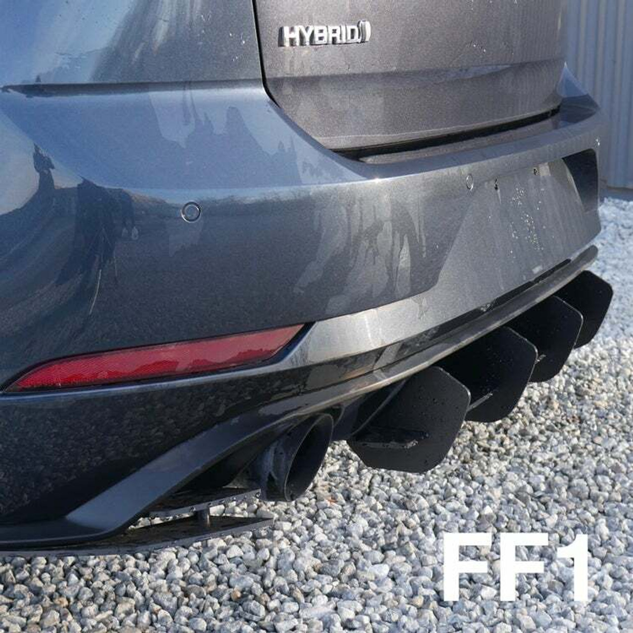 Beri-Backer Rear Diffuser Fin Pack for MK7.5 GTI