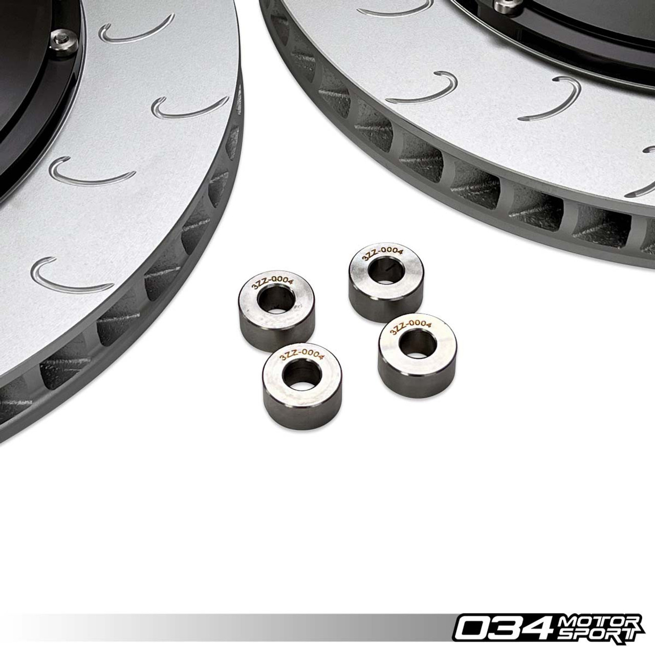 034Motorsport Stage 2 2-Piece Floating Front Brake Rotor Kit for MK1 R8