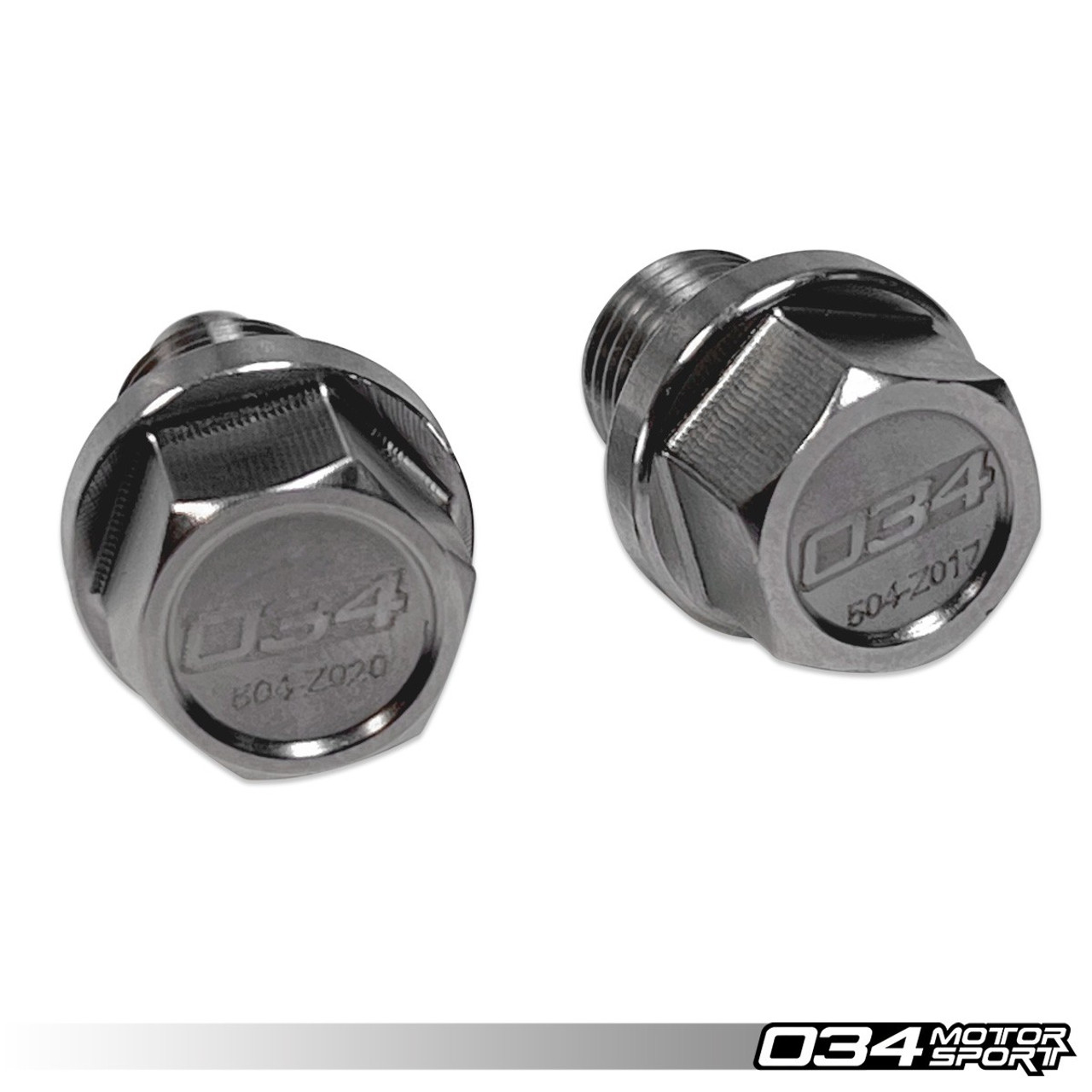 034 Motorsport Billet Magnetic Oil Drain Plug Kit VW/Audi with Metal Oil  Pans