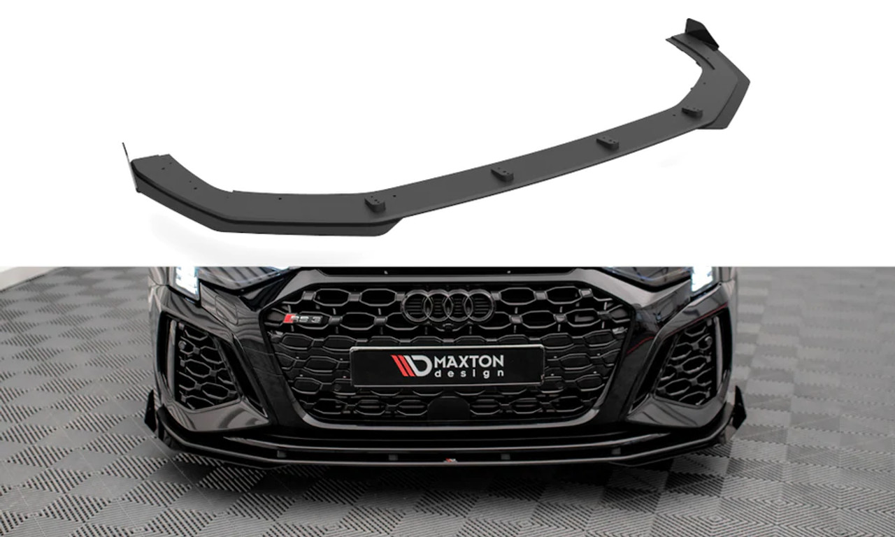 Maxton Design Street Pro Front Splitter V.1 + Flaps for 8Y S3