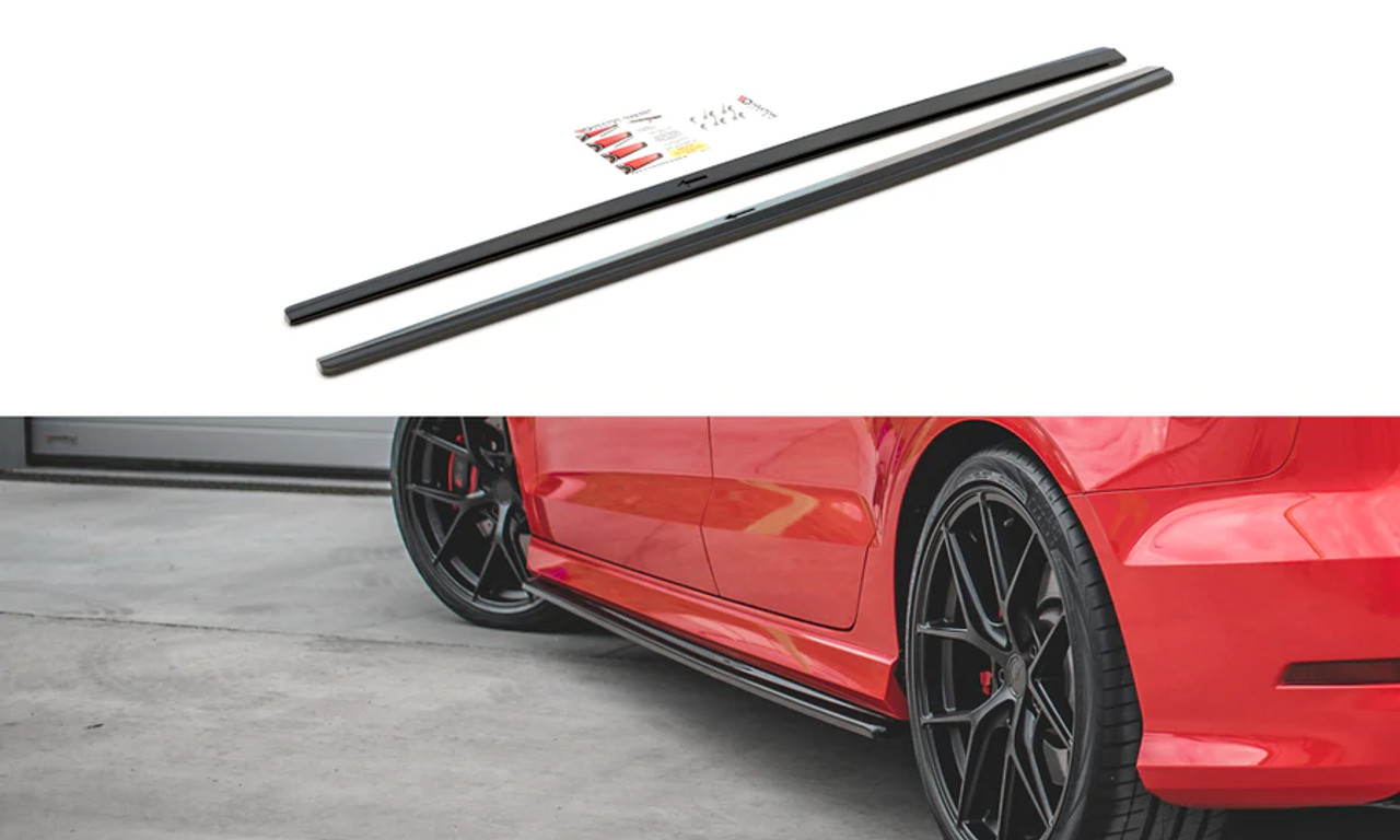 Maxton Design Side Skirt Diffusers for 8V & 8V.5 S3 & A3 S-Line