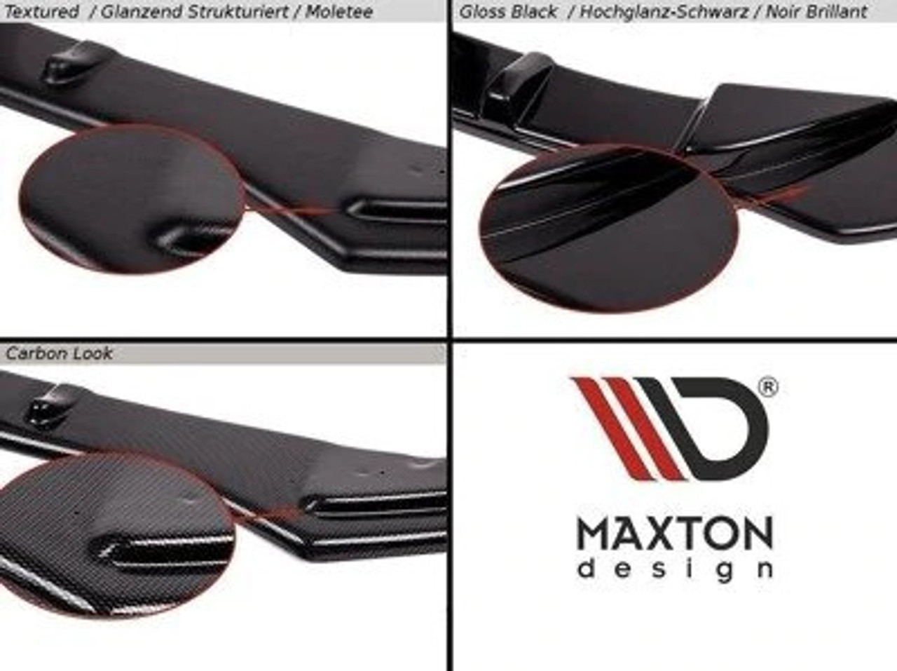 Maxton Design Front Splitter V.2 for 8V.5 RS3