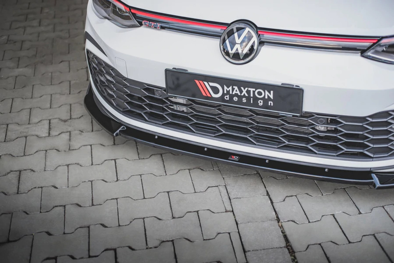 Maxton Design Front Splitter & Flaps V.3 for MK8 GTI