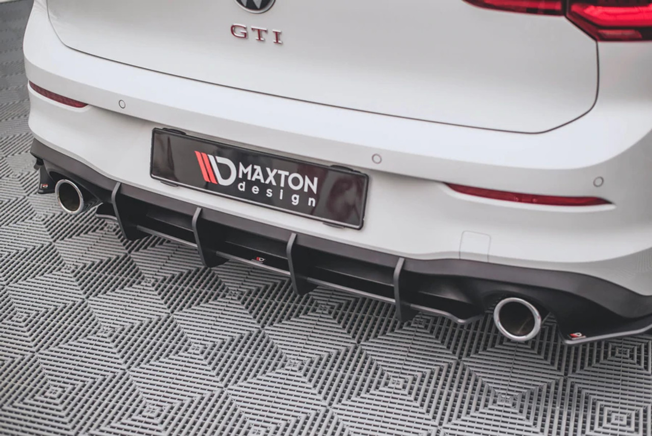 Maxton Design Racing Durability Rear Diffuser V.1 for MK8 GTI