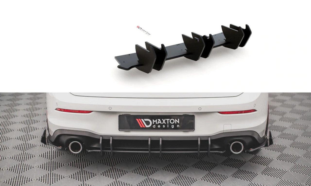 Maxton Design Racing Durability Rear Diffuser V.2 for MK8 GTI