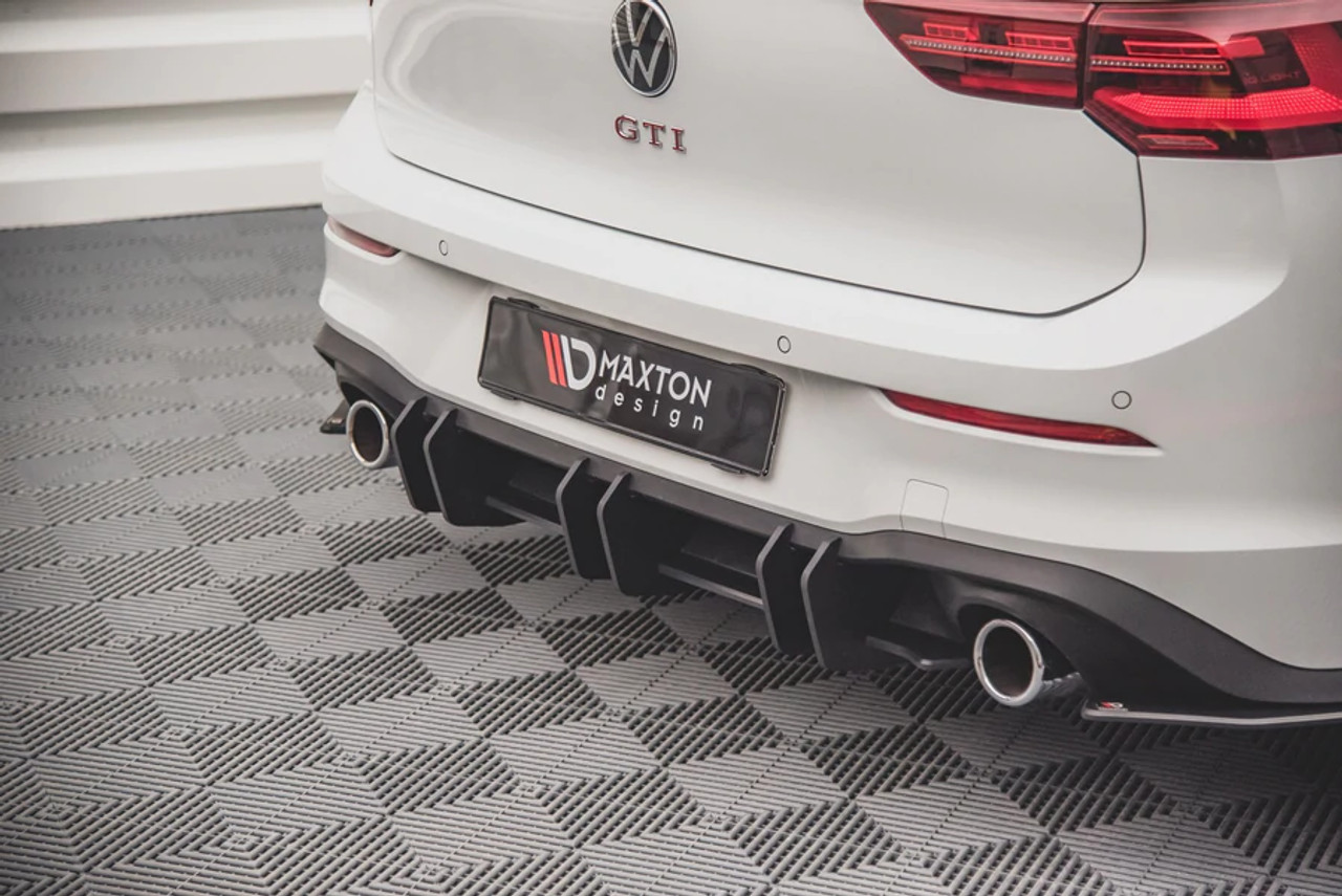 Maxton Design Racing Durability Rear Diffuser V.2 for MK8 GTI