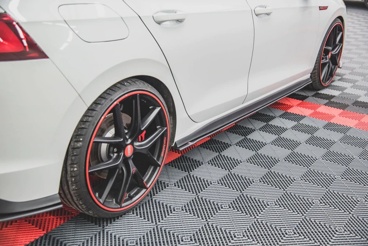 Maxton Design Racing Durability Side Skirt Diffusers for MK8 GTI