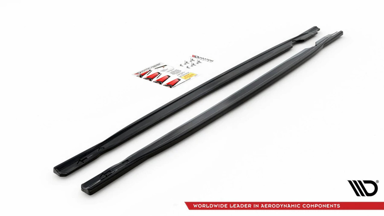 Maxton Design Side Skirt Diffusers V.1 for MK8 Golf R