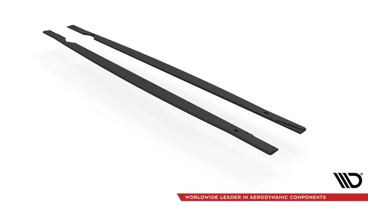 Maxton Design Street Pro Side Skirt Diffusers for MK8 Golf R