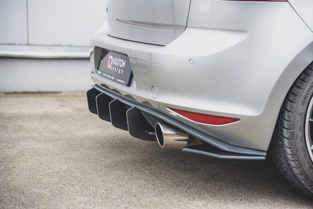 Maxton Design Racing Durability Rear Diffuser V.2 for MK7 GTI