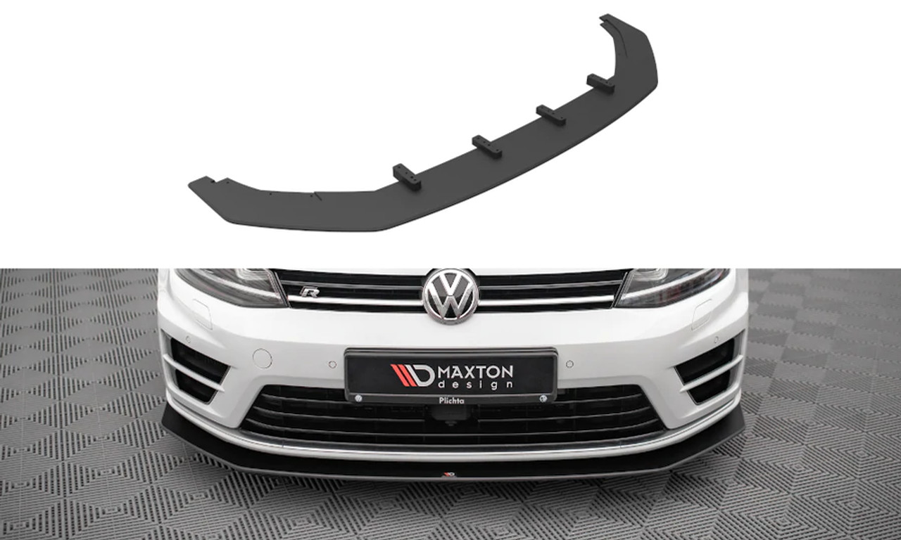 Maxton Design Street Pro Front Splitter V.2 for MK7 Golf R