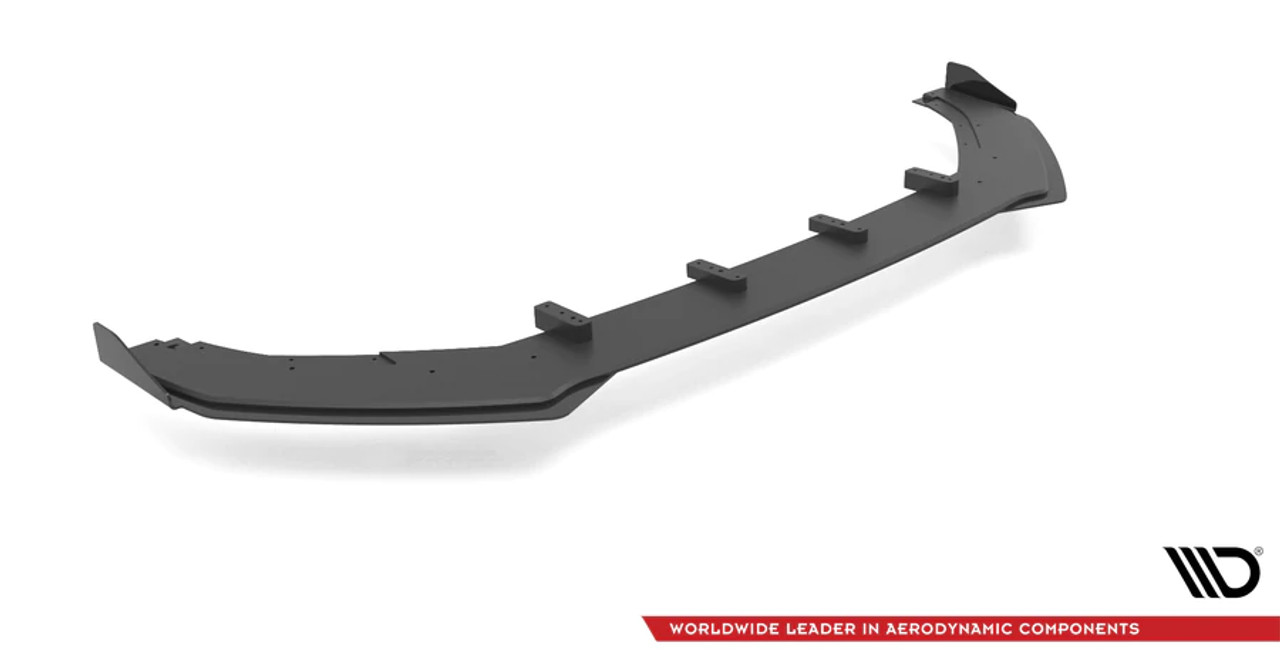 Maxton Design Street Pro Front Splitter V.1 & Flaps for MK7 Golf R