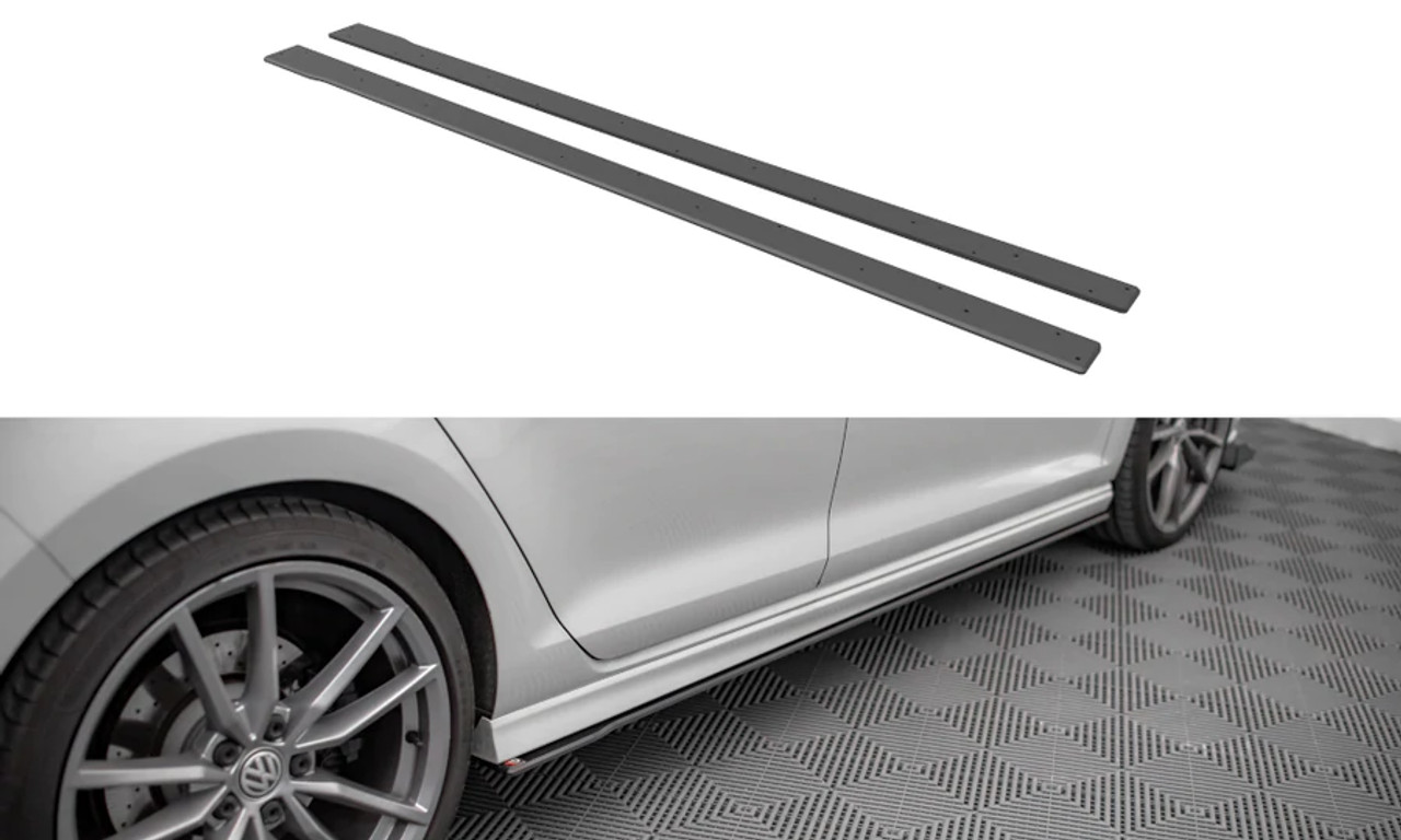 Maxton Design Street Pro Side Skirt Diffusers for MK7 Golf R