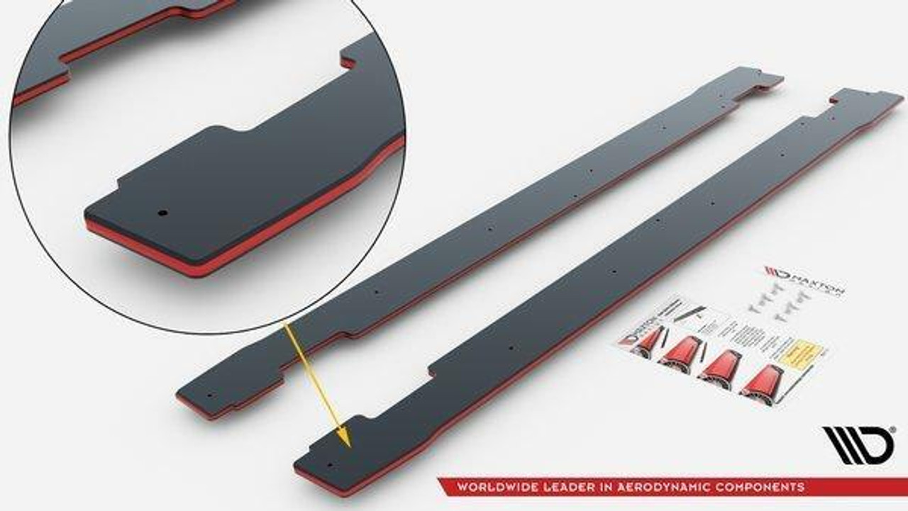 Maxton Design Street Pro Side Skirt Diffusers for MK7 Golf R