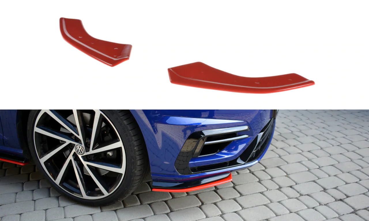 Maxton Design Front Splitter V.8 for MK7.5 Golf R