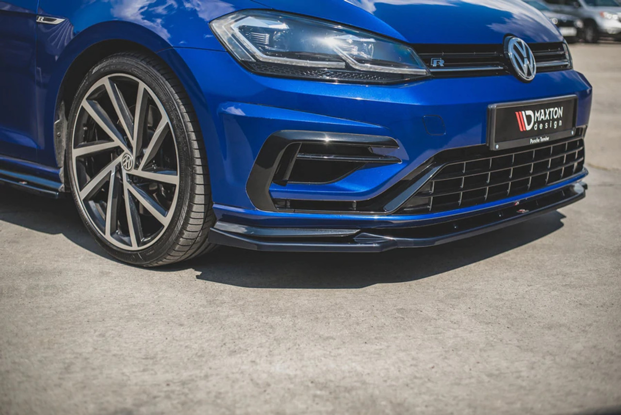 Maxton Design Front Splitter V.9 for MK7.5 Golf R