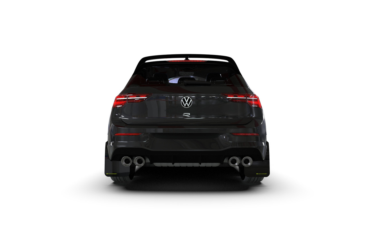 Rally Armor UR Black w/ Blue logo Mud Flaps for MK8 GTI & Golf R