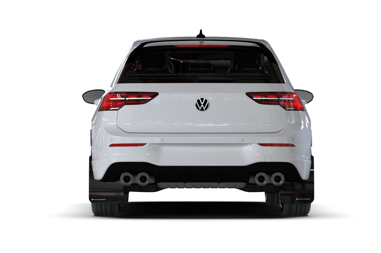 Rally Armor UR Black w/ Red logo Mud Flaps for MK8 GTI & Golf R