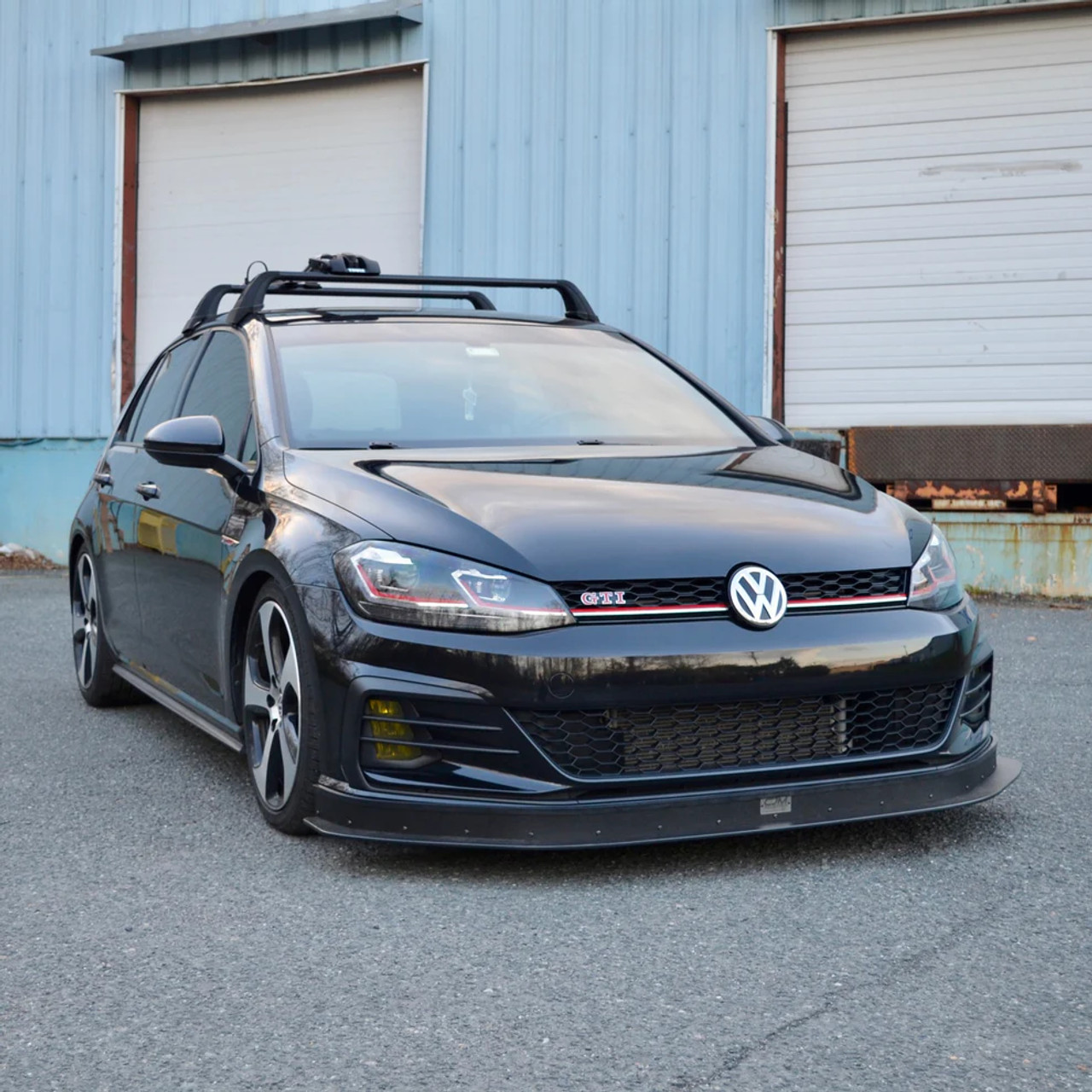 CJM Industries V2 Chassis Mounted Front Splitter w/ Air Dam for MK7.5 GTI (60mm Lip)