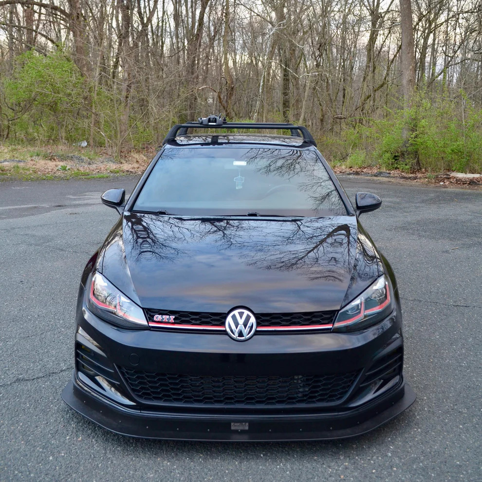 CJM Industries V2 Chassis Mounted Front Splitter w/ Air Dam for MK7.5