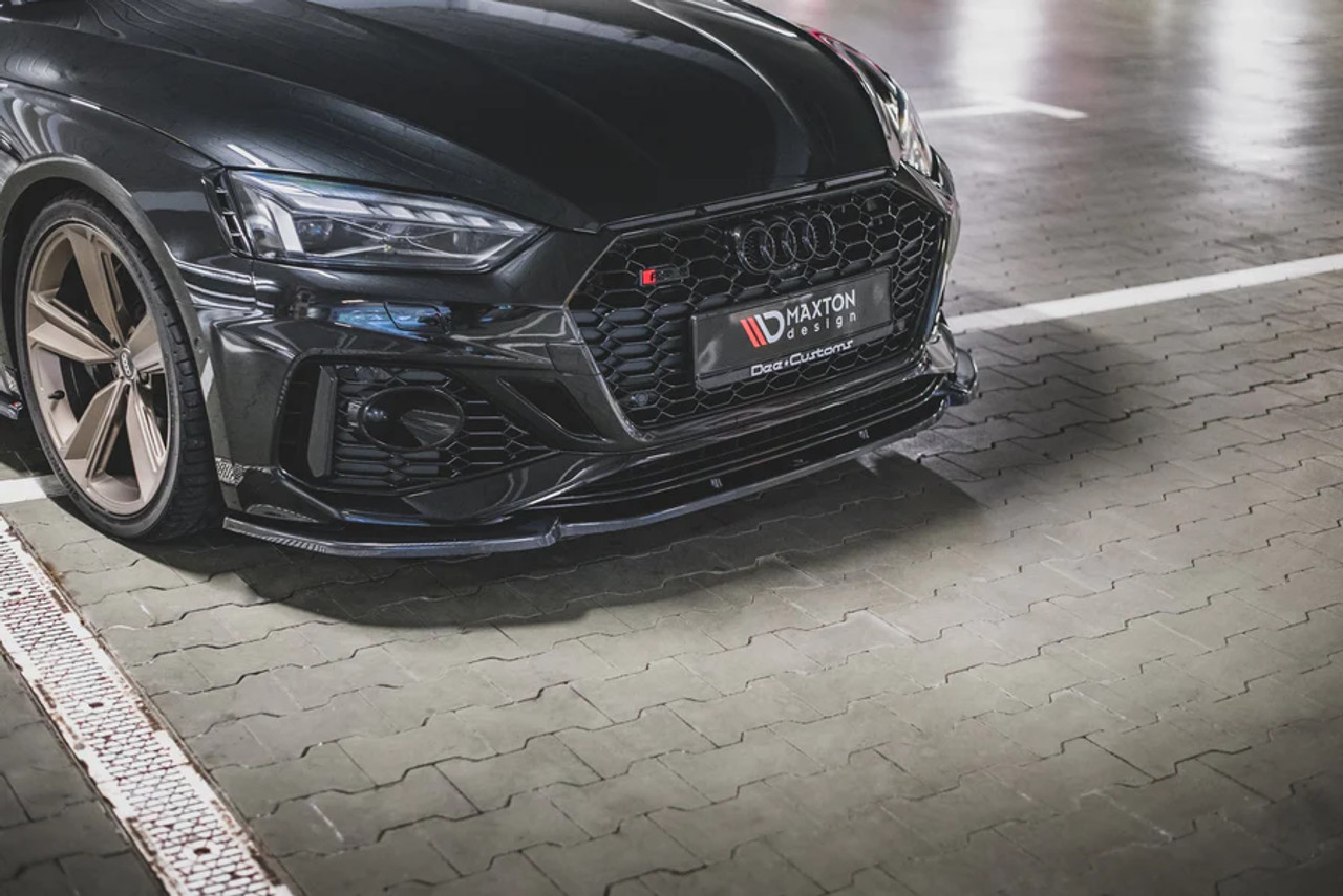 Maxton Design Front Splitter V.2 for B9 RS5 Facelift