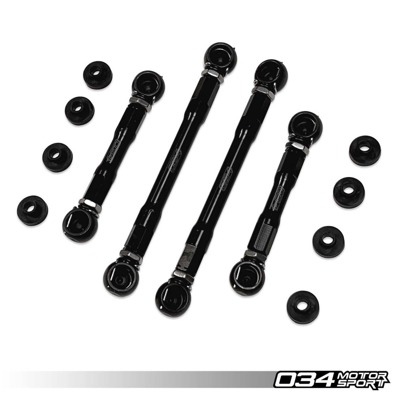 034Motorsport Billet Adjustable Lowering Link Kit for Audi C8, 4M, B9 SQ5 & e-tron