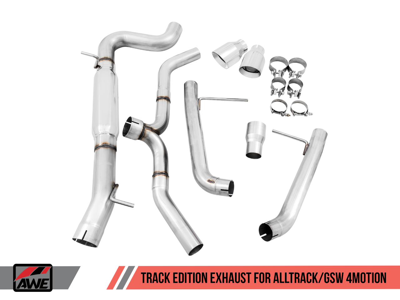 AWE Track Edition Catback Exhaust for Alltrack & Sportwagen 4Motion